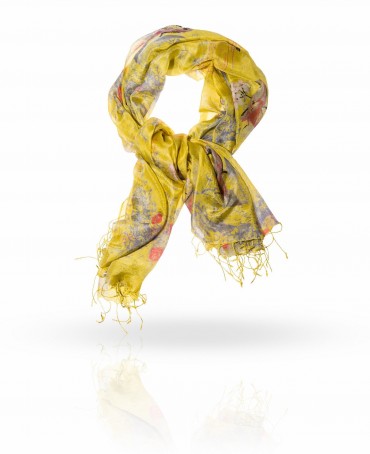 Палантин Женский S-VINTAGE.BIRD/YELLOW